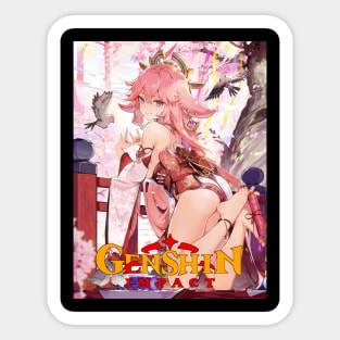 Genshin Impact Yae Miko Sticker